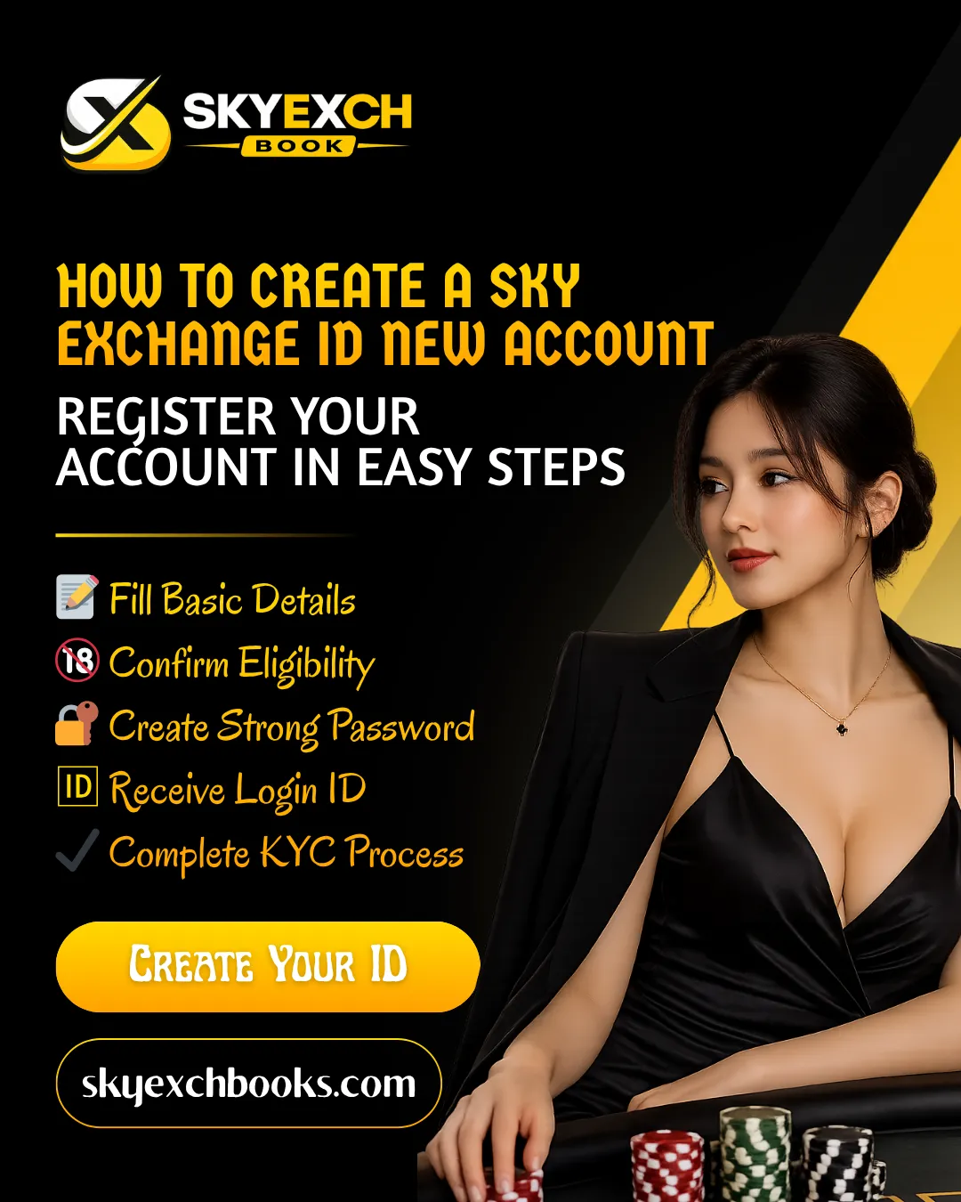 Register How to Create a Sky Exchange ID New Account