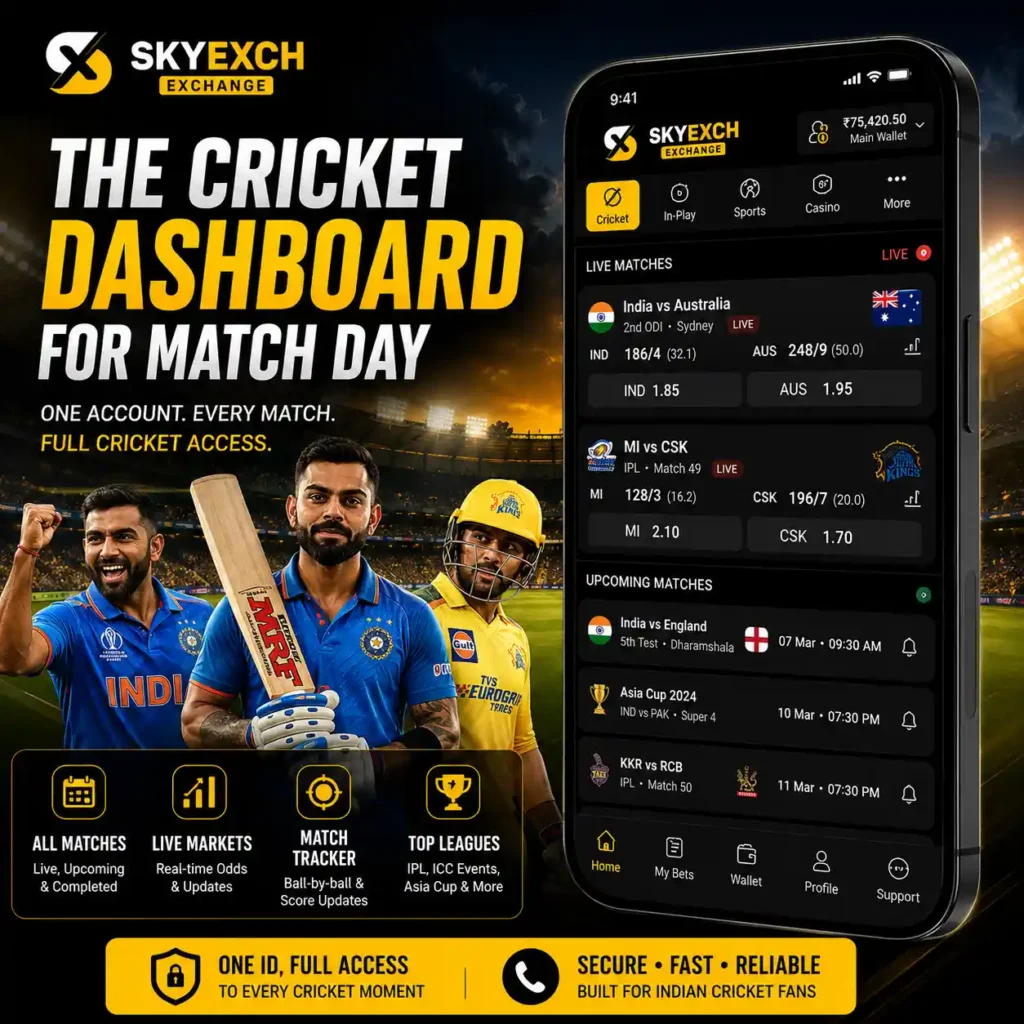 The Cricket Dashboard For Match Day