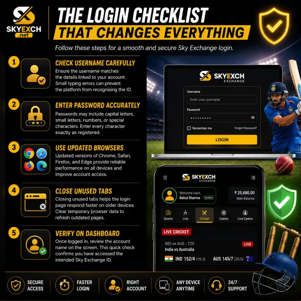 The Login Checklist That Changes Everything