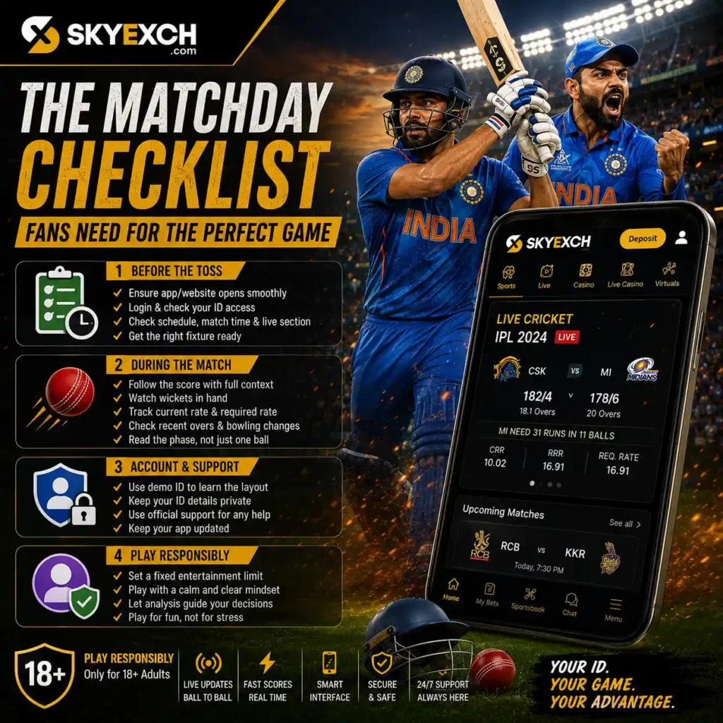 The Matchday Checklist Fans Need