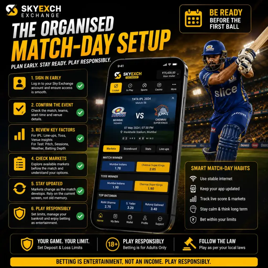 The Organised Match-Day Setup