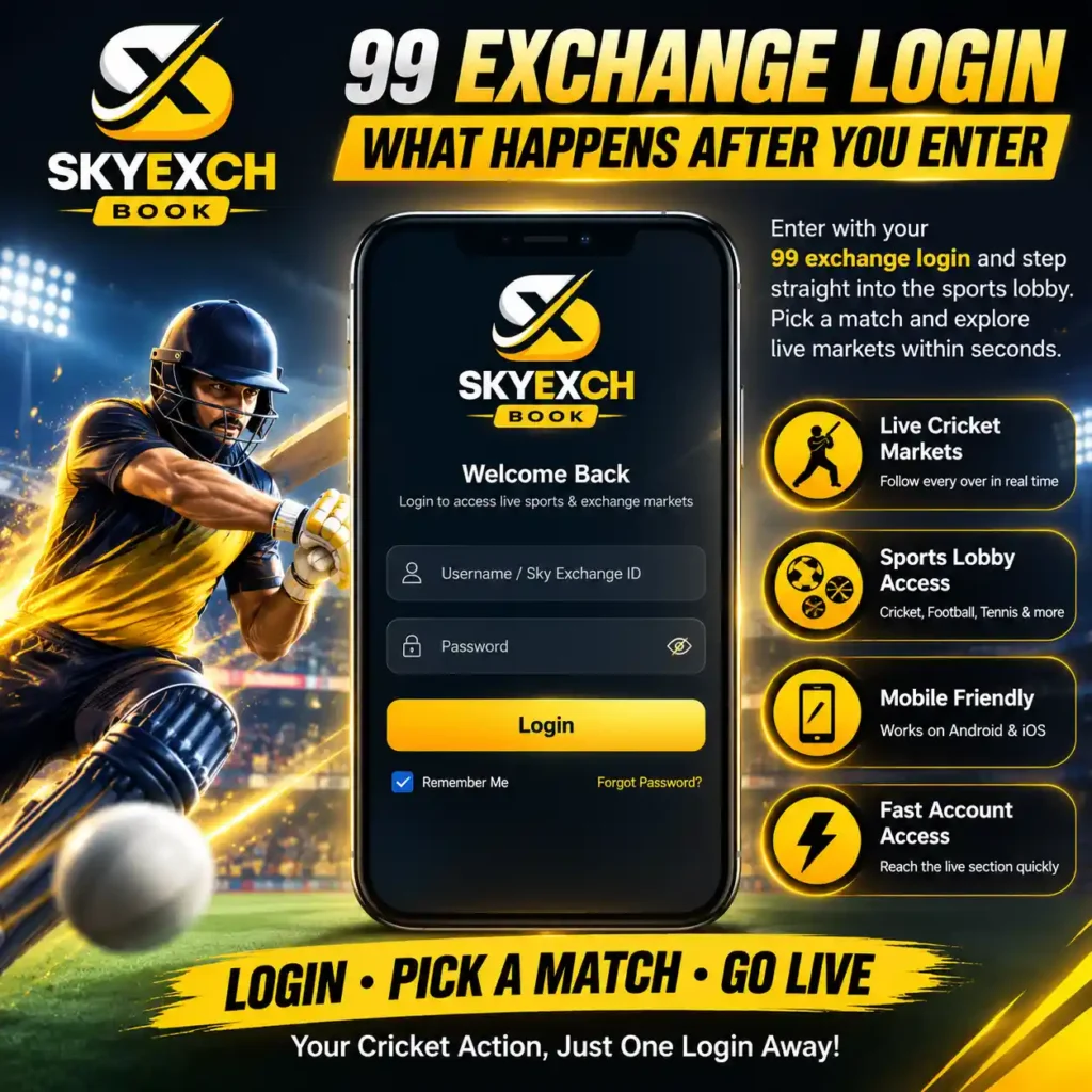 99 Exchange Login What Happens After You Enter