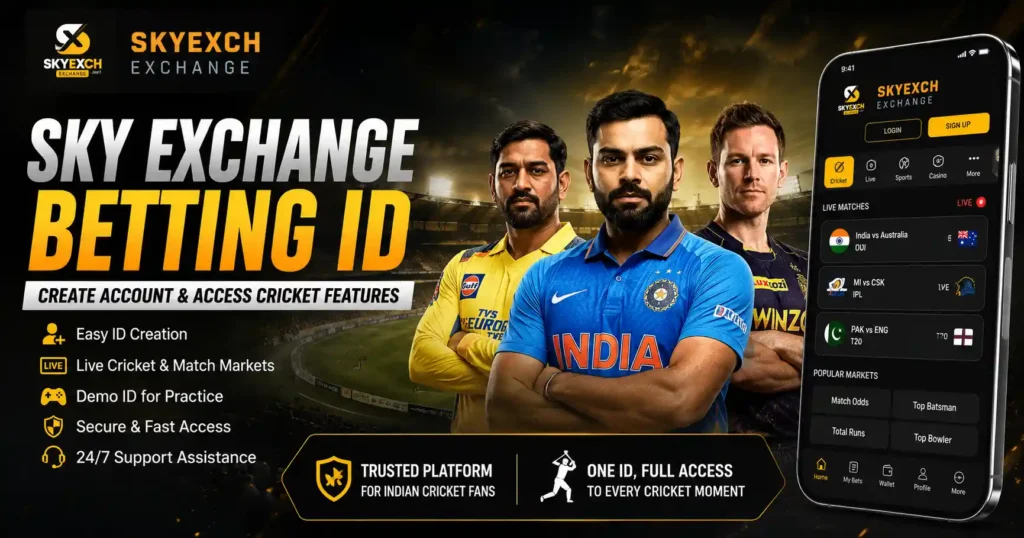 Sky Exchange Betting ID: How to Create an Account and Access Cricket Features