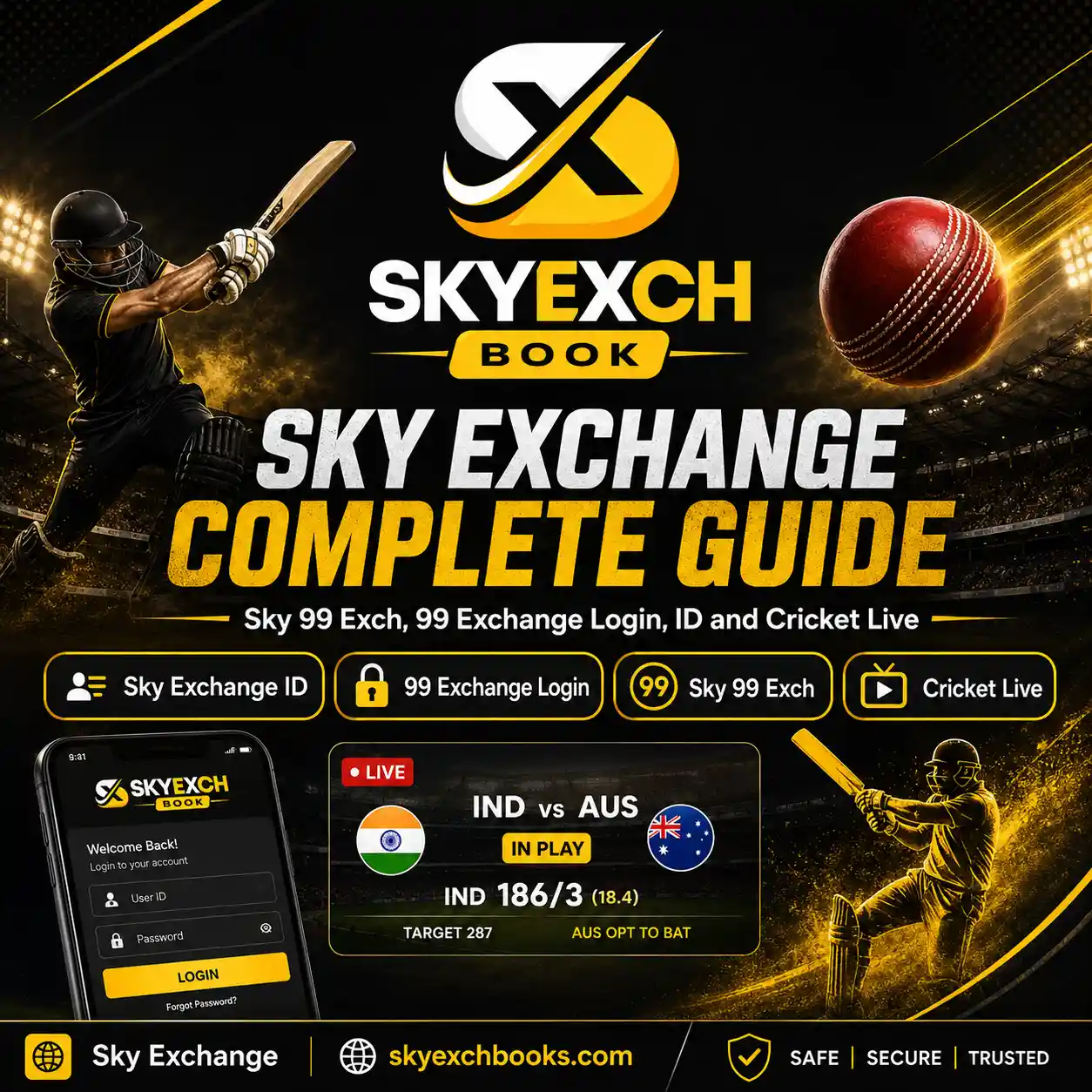 Sky Exchange Complete Guide Sky 99 Exch, 99 Exchange Login, ID and Cricket Live